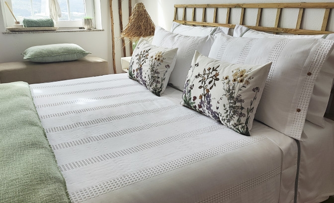 Duvet bag set Genova white