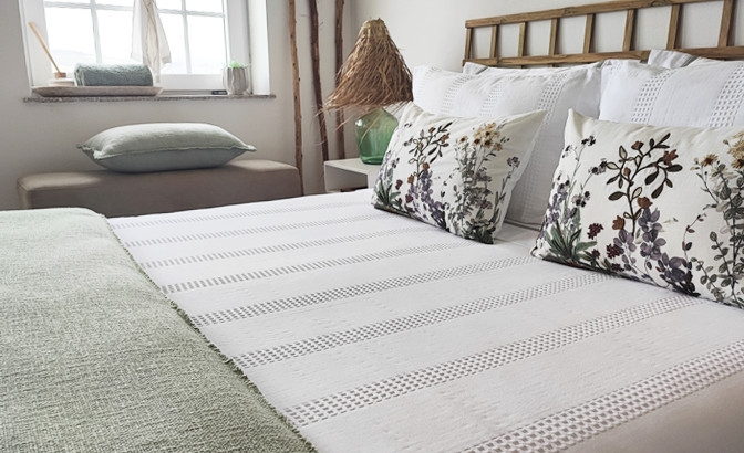 Conjunto de funda nordica Genova blanco