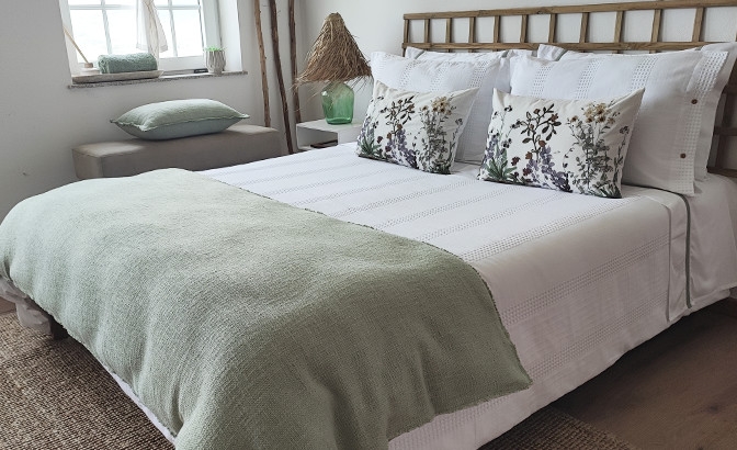 Set de housse de couette Genova blanc