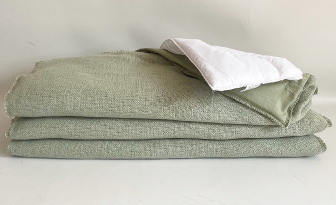 Plaid California amande