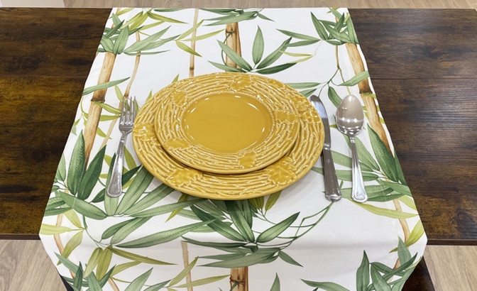 Table runner Bambu