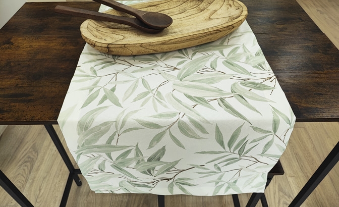 Table runner Salgueiro green
