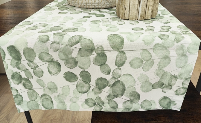 Caminho de mesa Balões verde