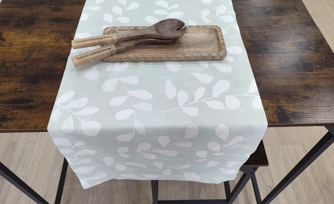 Table runner Folha Seca green