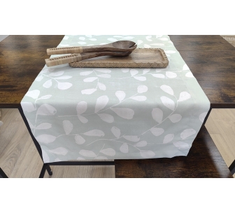 Table runner Folha Seca green