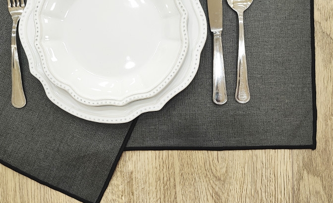 Set de table Borgo granit