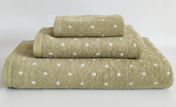 Towels bolas green