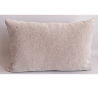 Coussin Velour beige