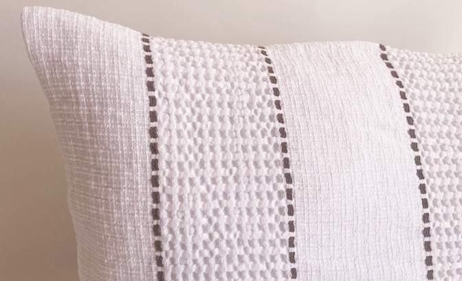 Coussin Irisa brun