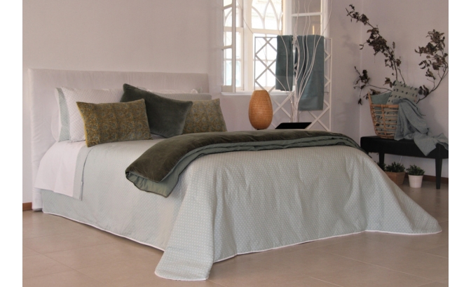 Edredão Alasca verde