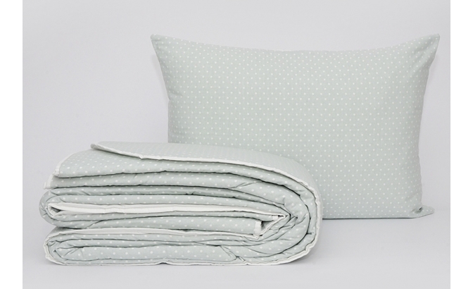 Edredón Alasca verde