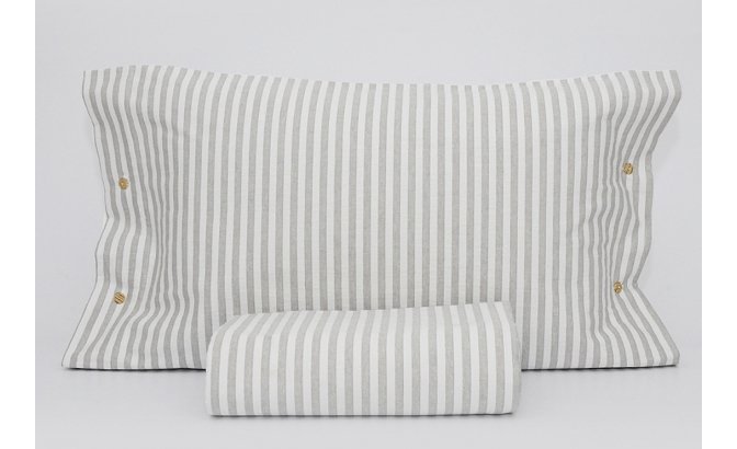 Conjunto saco edredão Sasha cinza